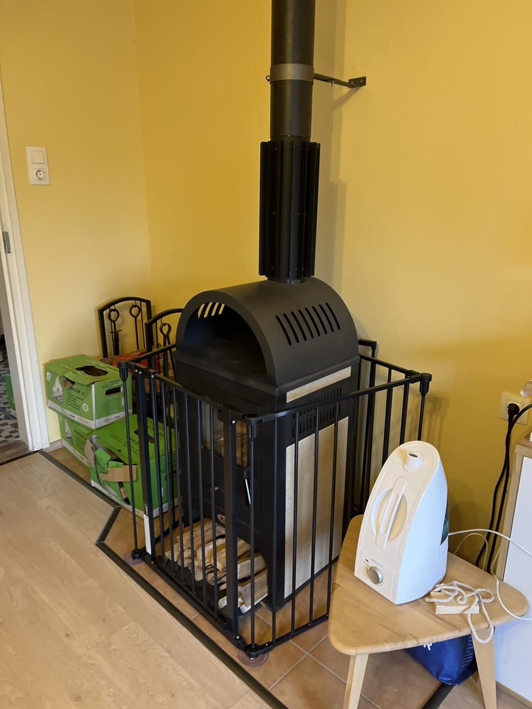 Customer photo review of Kaminschutzgitter