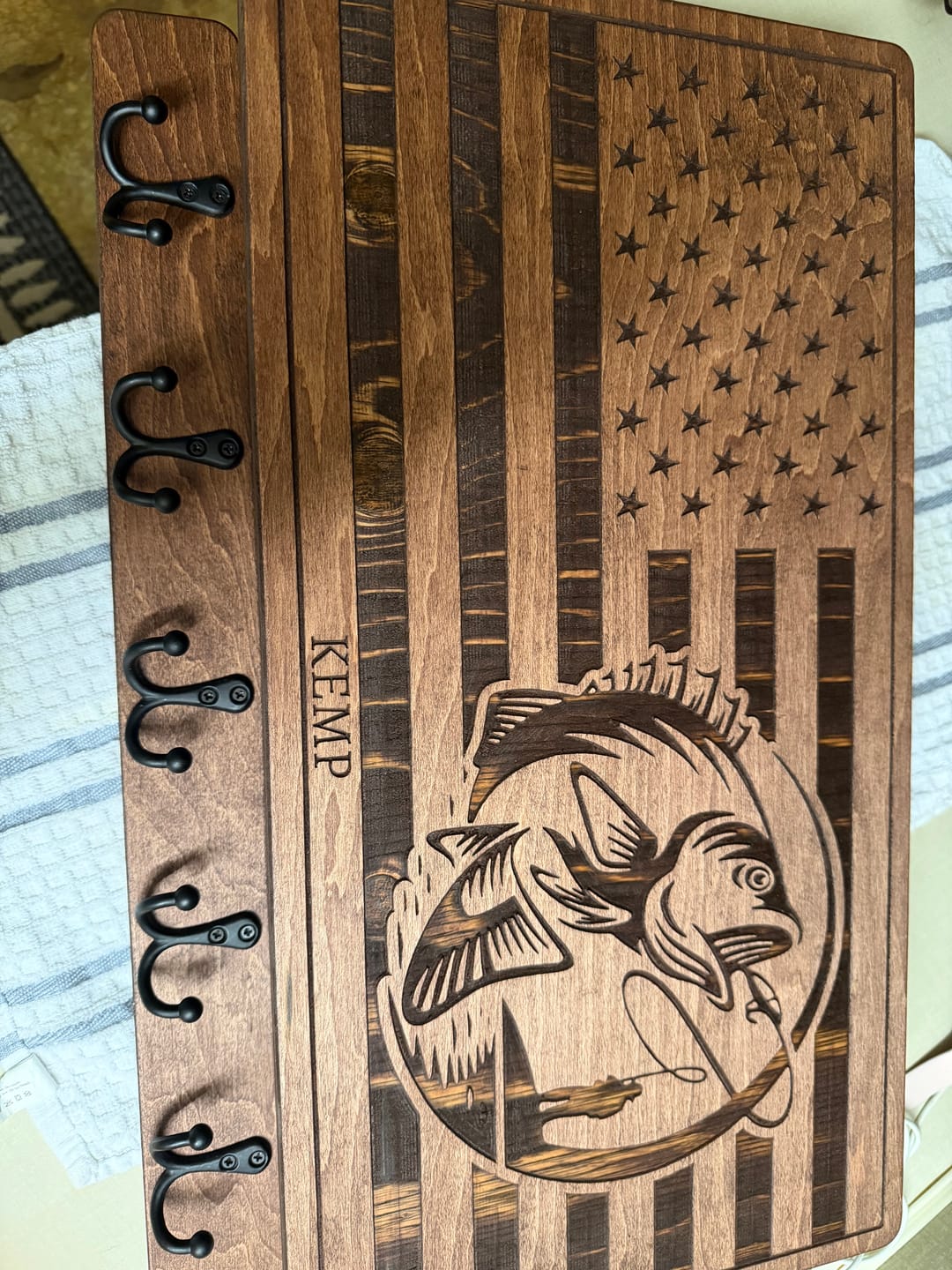 Customer photo review of PERSONALIZABLE FISHING