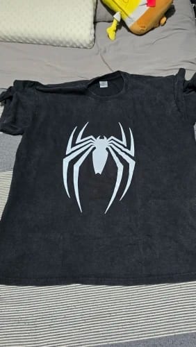 Customer photo review of Masked Vigilante Graphic T-shirt - Cotton Oversized Tee