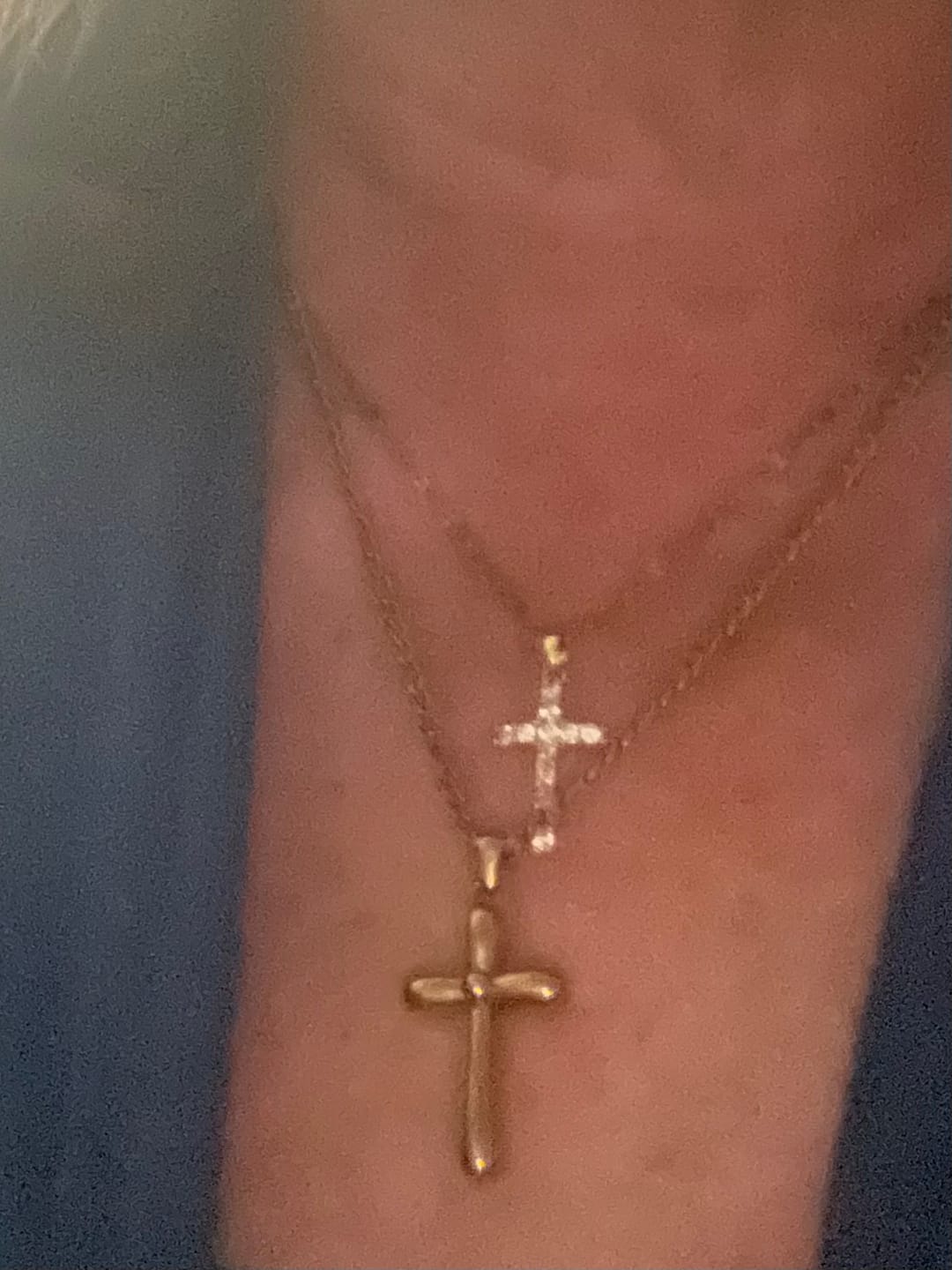 Customer photo review of Golden Grace Necklace