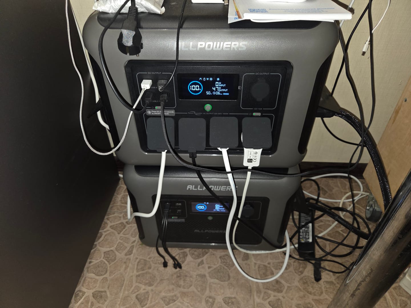 Customer photo review of ALLPOWERS R1500 Portable Power Station 1800W 1152Wh LiFeP04 Battery