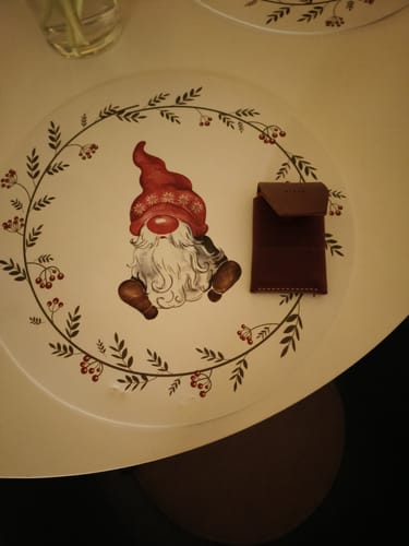 Customer photo review of Slimmad plånbok i äkta läder