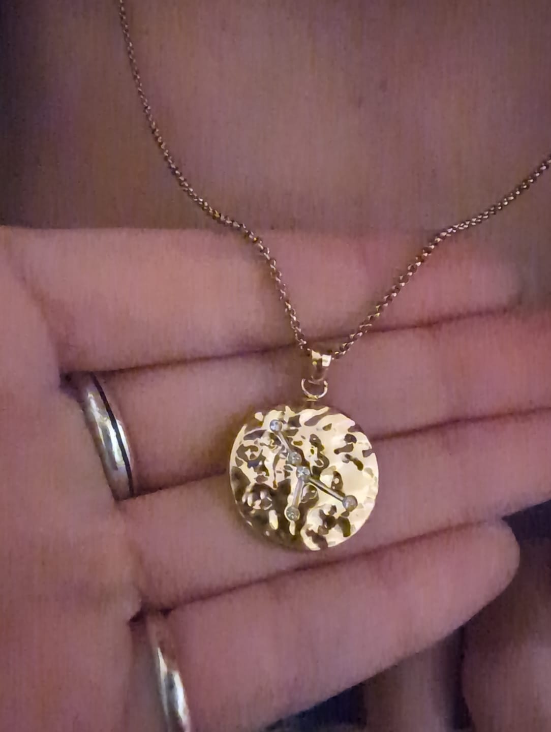 Customer photo review of Zodiac Necklace
