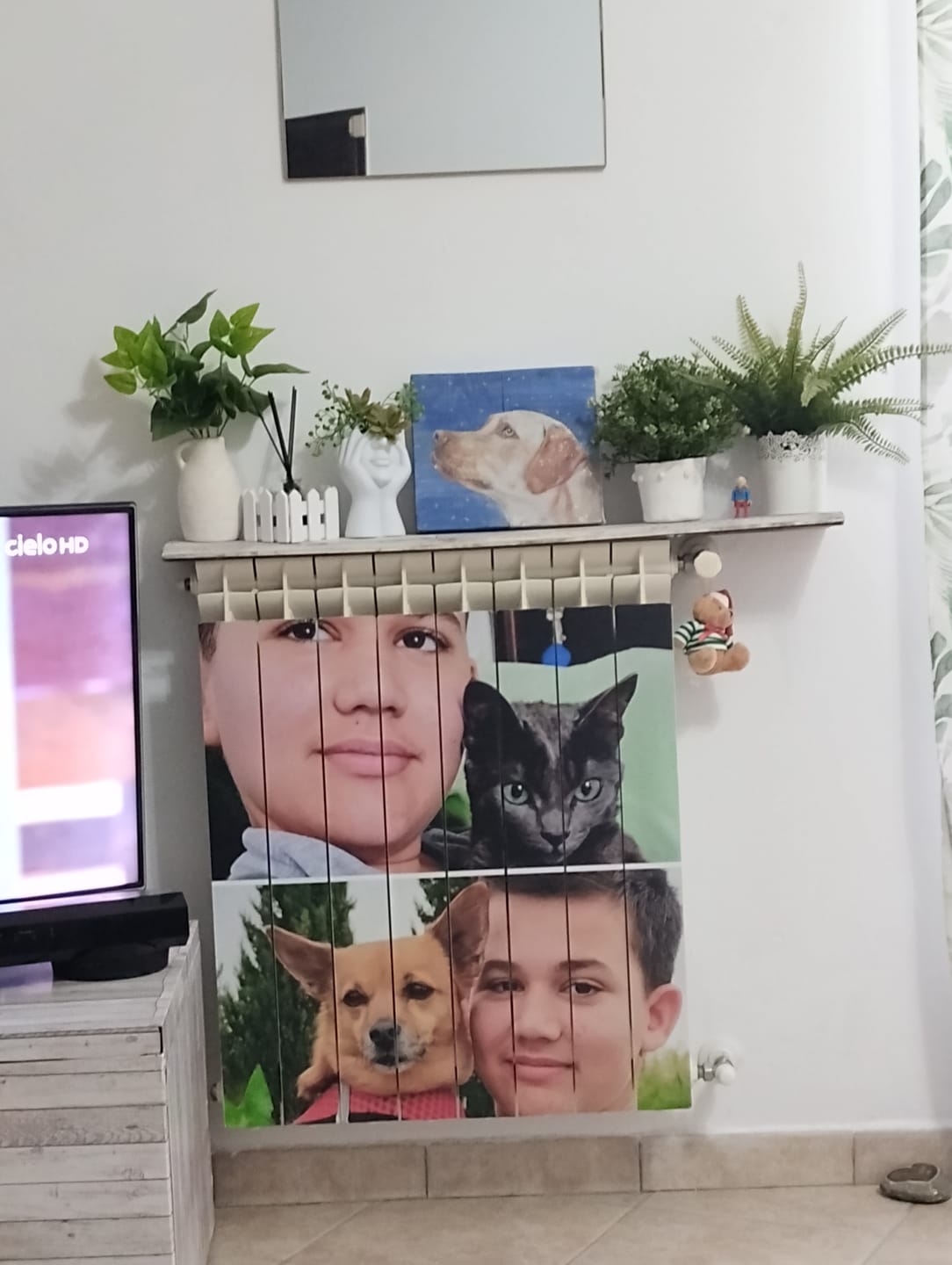 Customer photo review of Pellicola termosifoni personalizzata – Rivestimento su misura con la tua grafica
