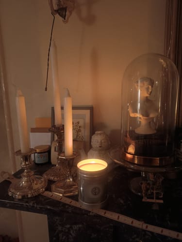 Customer photo review of Village Christmas Classic Candle