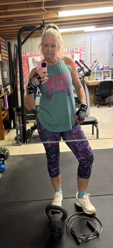 Customer photo review of Swearing Helps Rocker Tank