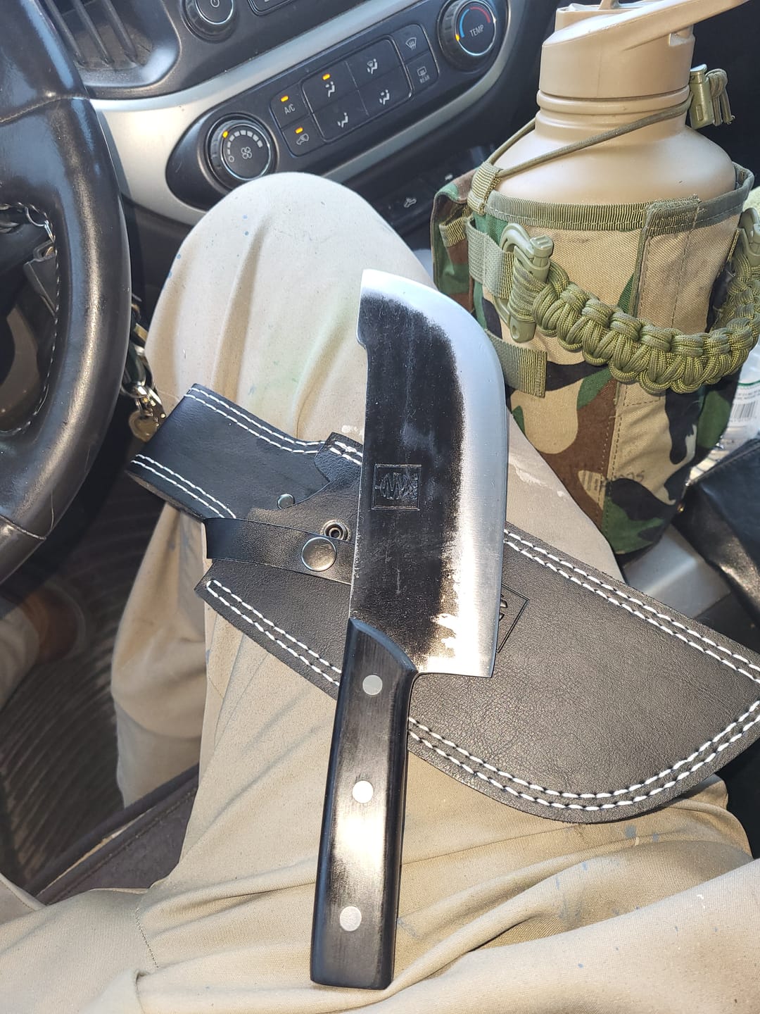Customer photo review of Daozi 8" Butcher Knife