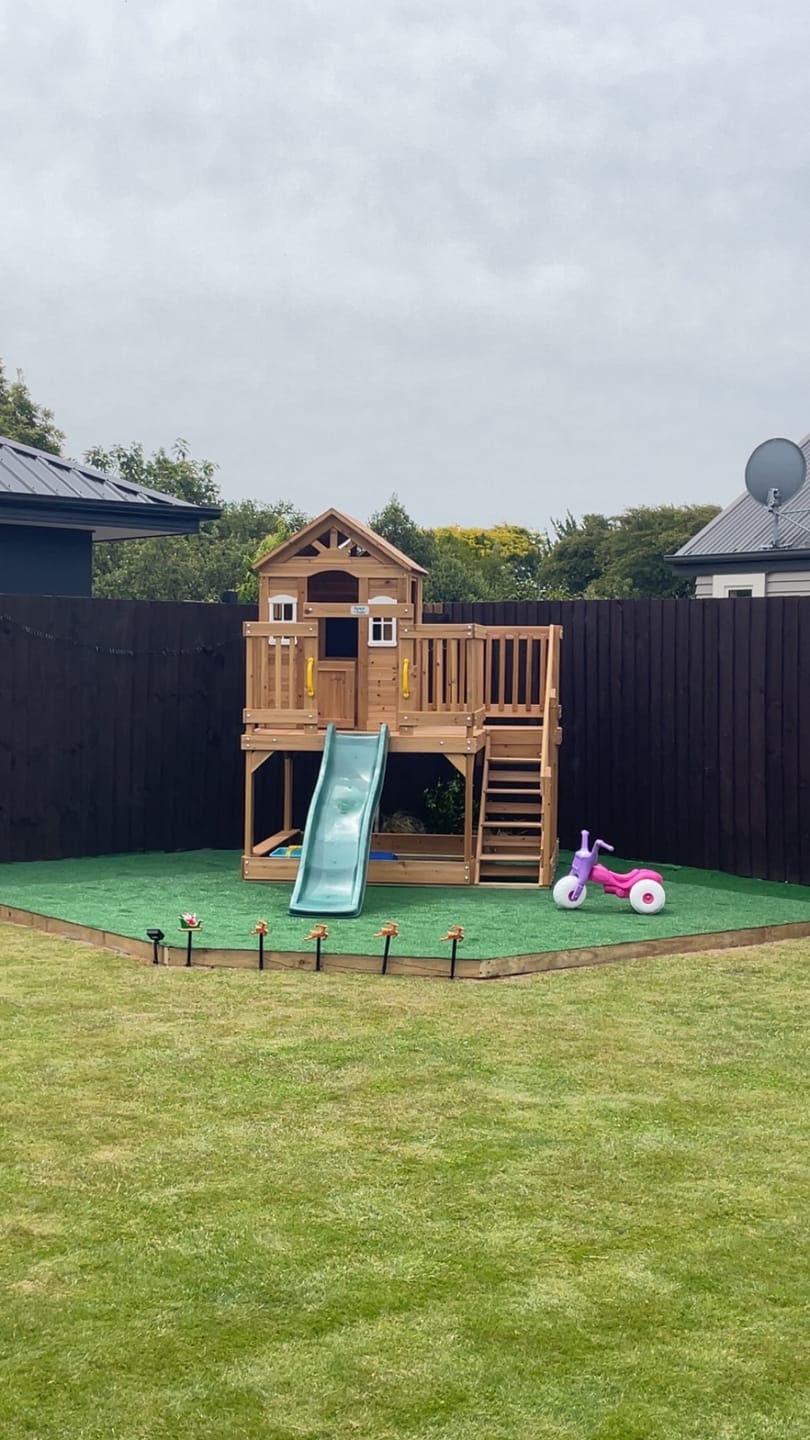 Customer photo review of Lookout Landing Playhouse