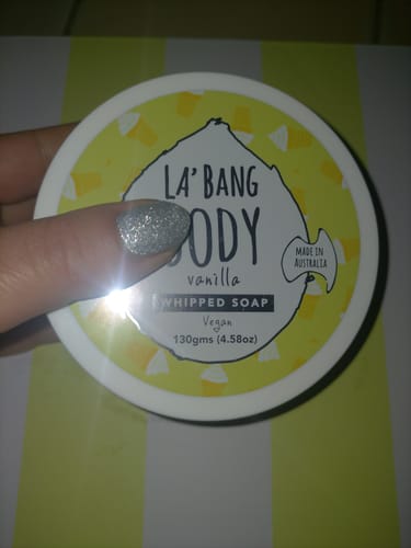 Customer photo review of Whipped Soap - Vanilla