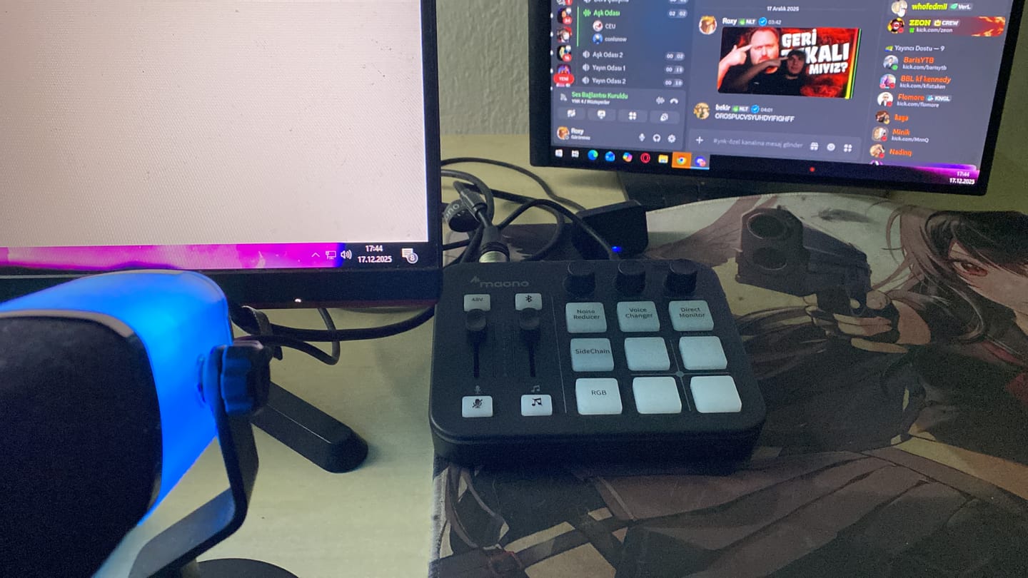 Customer photo review of Maonocaster G1 NEO Audio Mixer