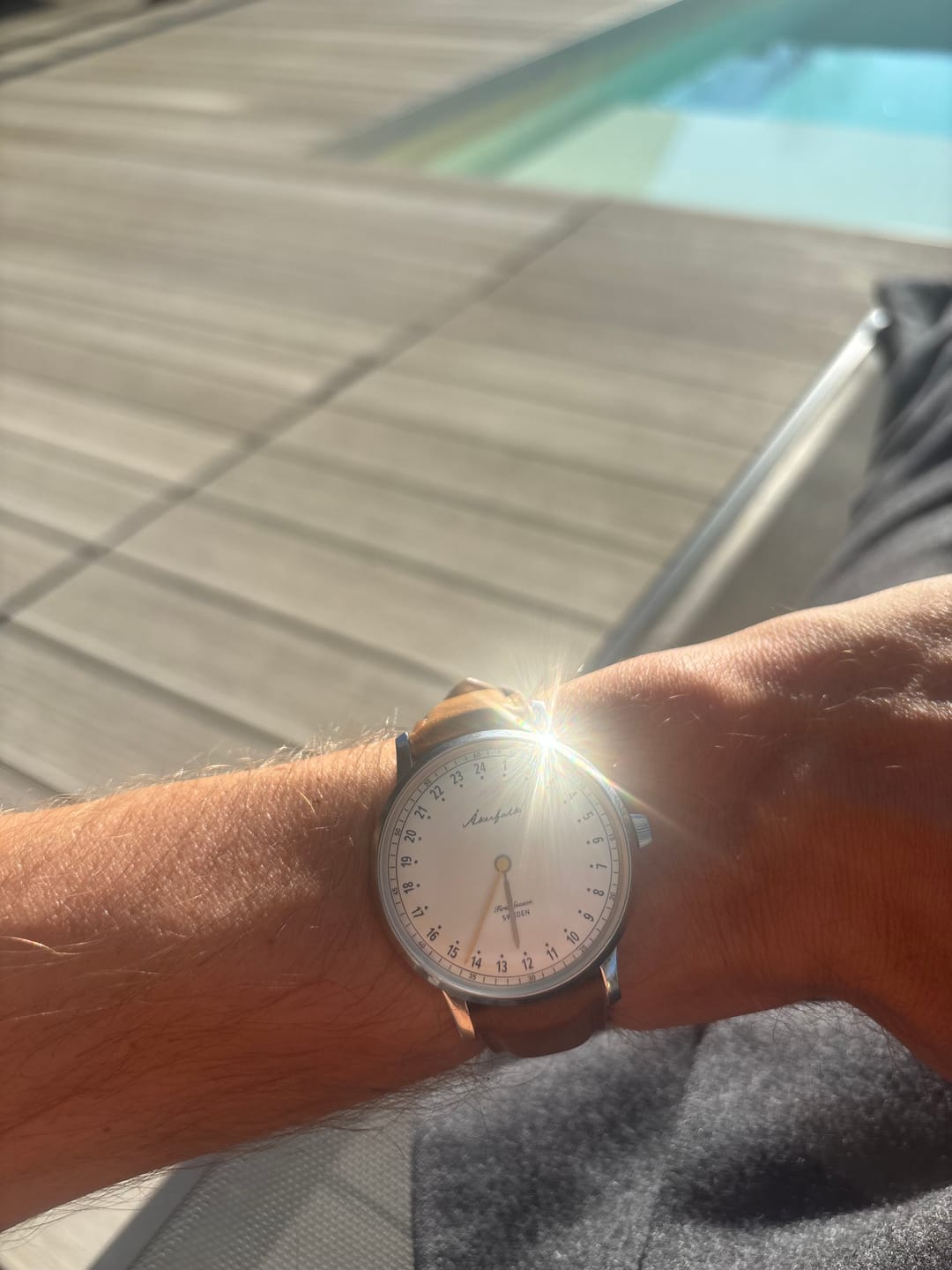 Customer photo review of First Season Silver White with Lt Brown Leather