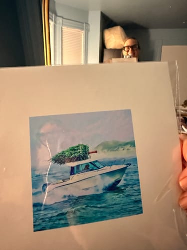 Customer photo review of 4x4 Giclee Fine Art Prints