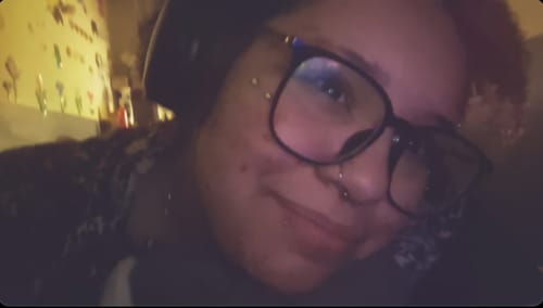 Customer photo review of Darion Eyeglasses