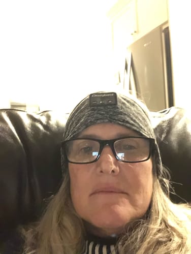 Customer photo review of CozyBand Wireless Headphones