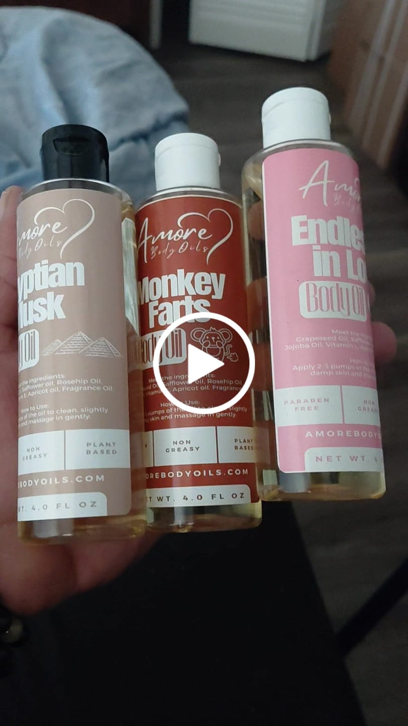 Customer video review of Monkey Farts - Body Oil - Limited Edition