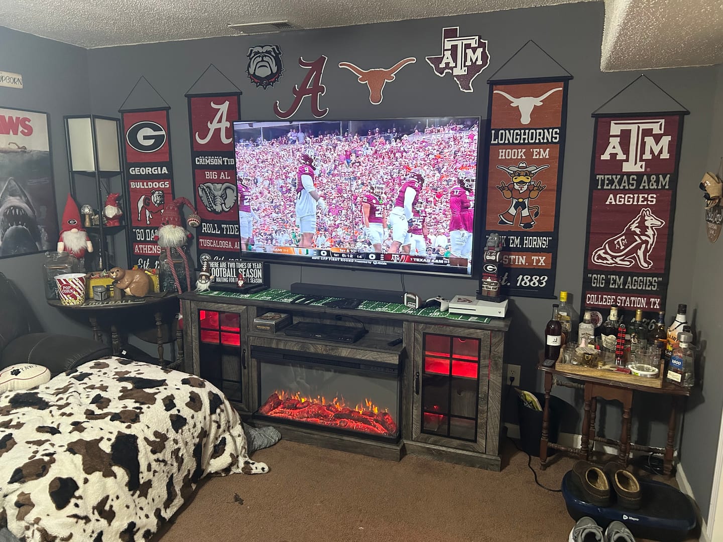 Customer photo review of Alabama "A" 3D Vintage Metal Wall Art