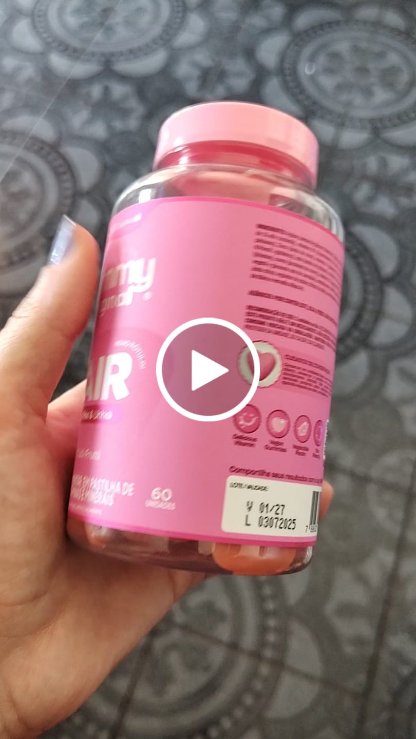 Customer video review of 1 - Gummy® Hair - Tutti-Frutti 180g