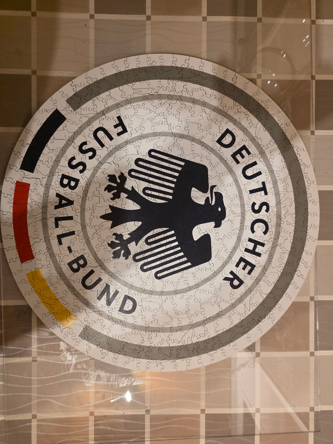 Customer photo review of DFB-Adler-Logo® - Holzpuzzle