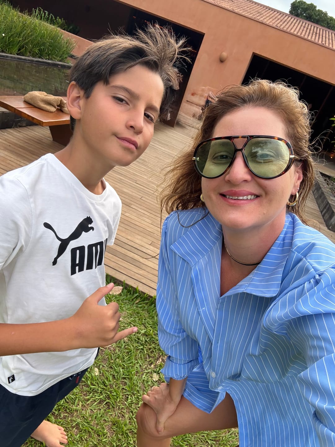 Customer photo review of Óculos Tropea Edição Limitada