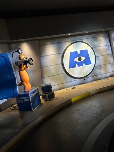 Reviewer's image of a character from the movie Monsters, Inc. holding a camera.