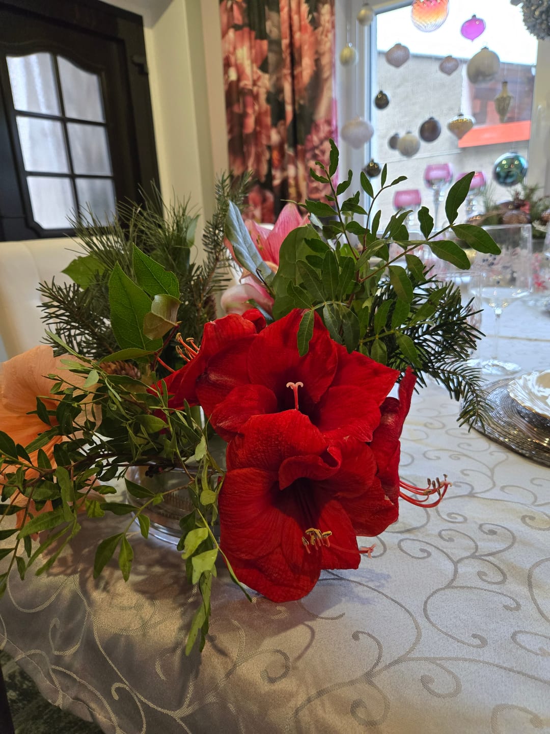Customer photo review of Acrylic Cylinder Vase - Large