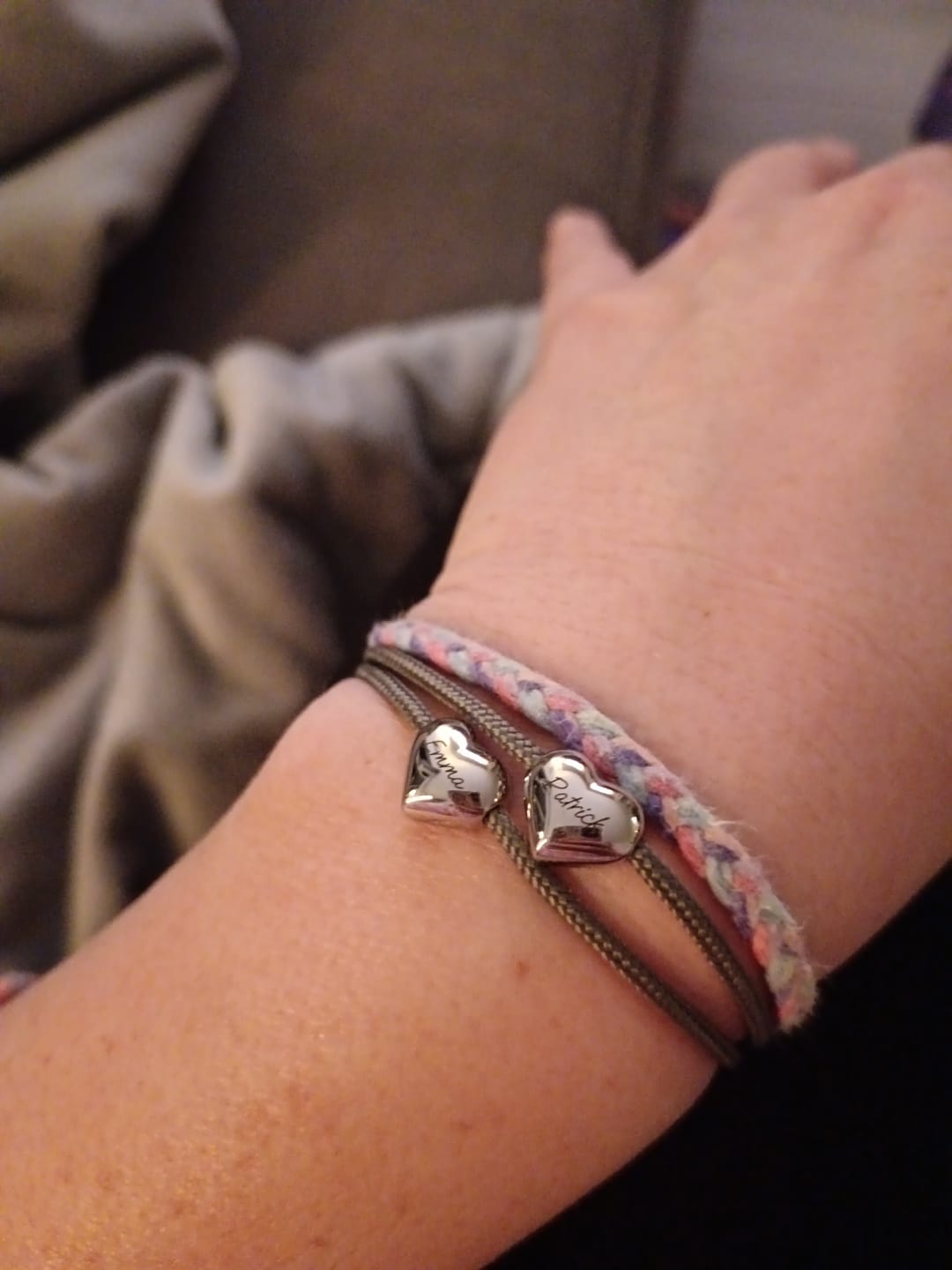 Customer photo review of Gravur Armband DOS IPOS