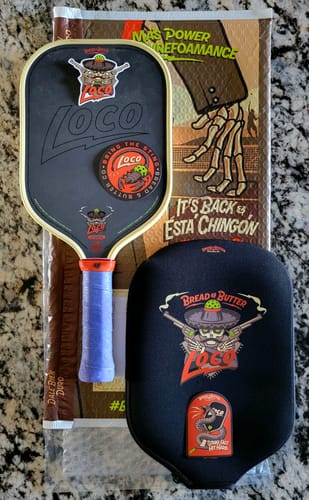 Customer photo review of The Loco 16mm Pickleball Paddle- Elongated