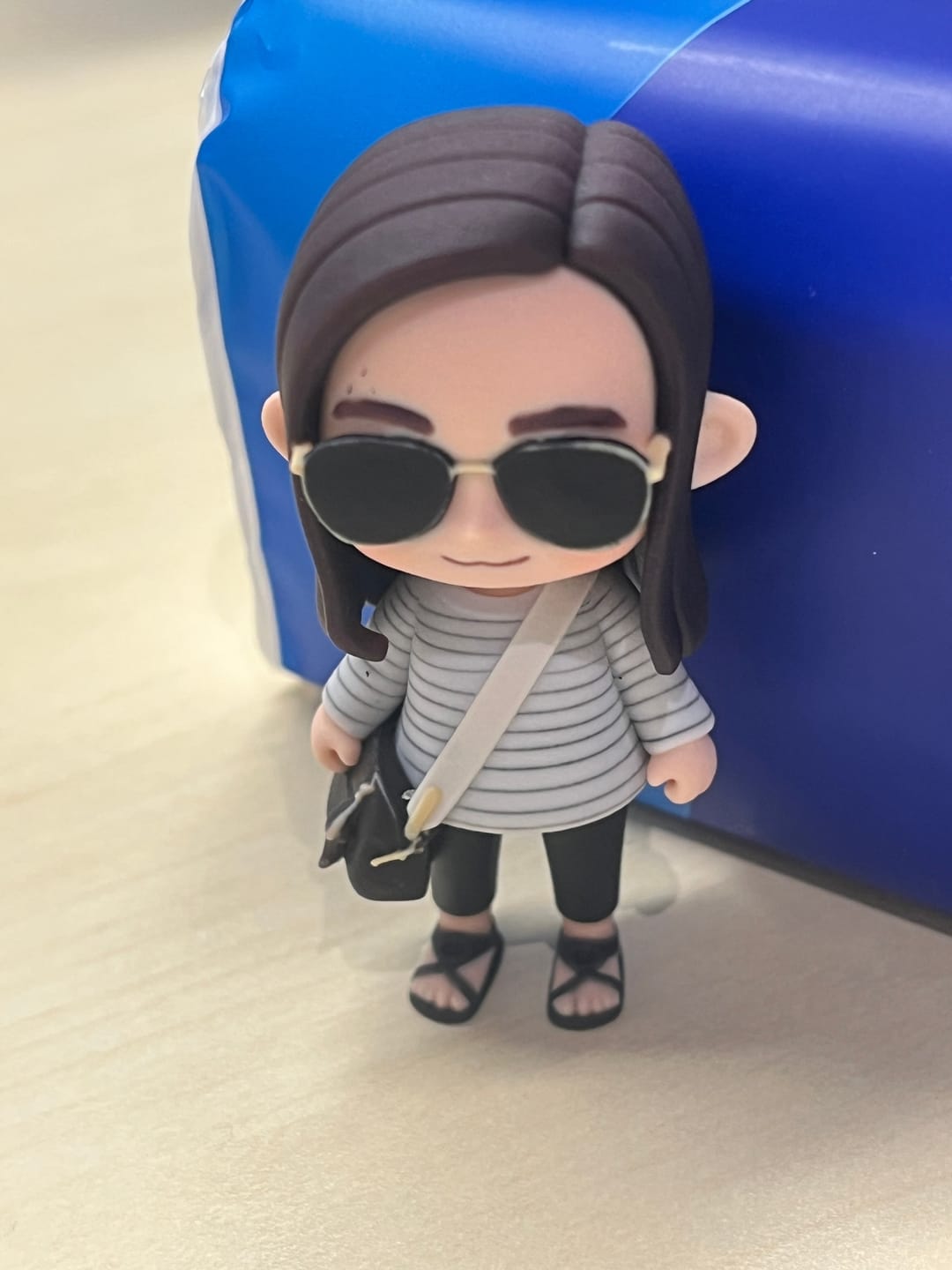 Customer photo review of Custom Couple Action Figures - Unique Valentine's Day Gift
