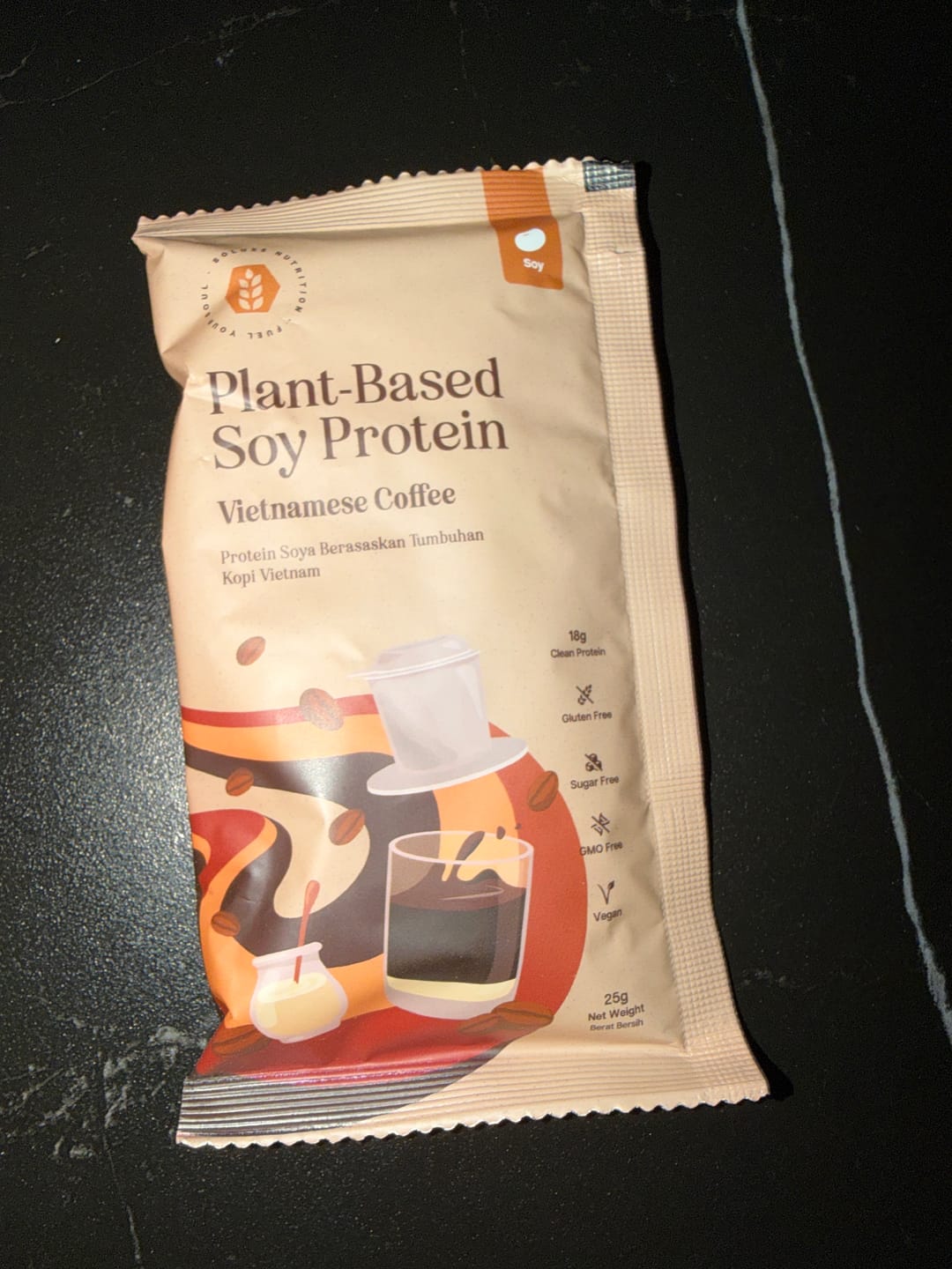 Customer photo review of (CLEARENCE RACK) Protein Box Isolate Plant Powder Sachet - (25g x 10pcs)