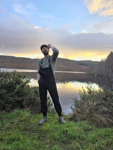 Customer photo review of Functional Casual Bib Overalls