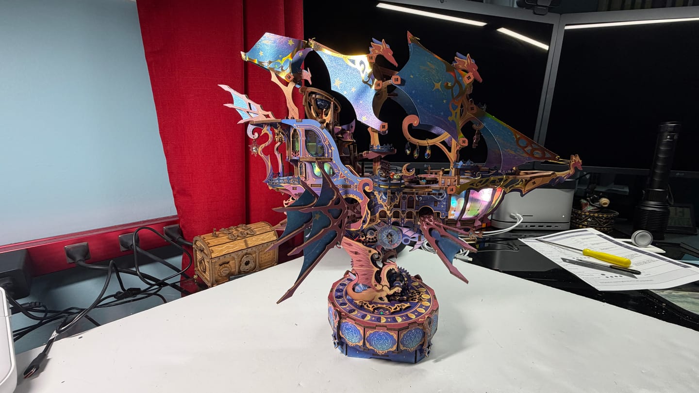 Customer photo review of Vapor Trek 3D Wooden Puzzle
