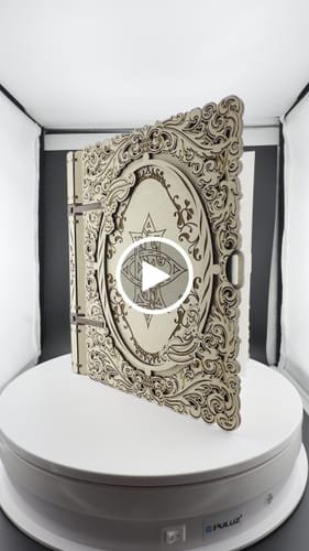 Customer video review of Album book cover A5 A4 bundle laser cut svg file