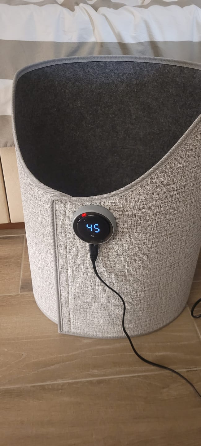 Customer photo review of Foldable Leg&Foot Warmer