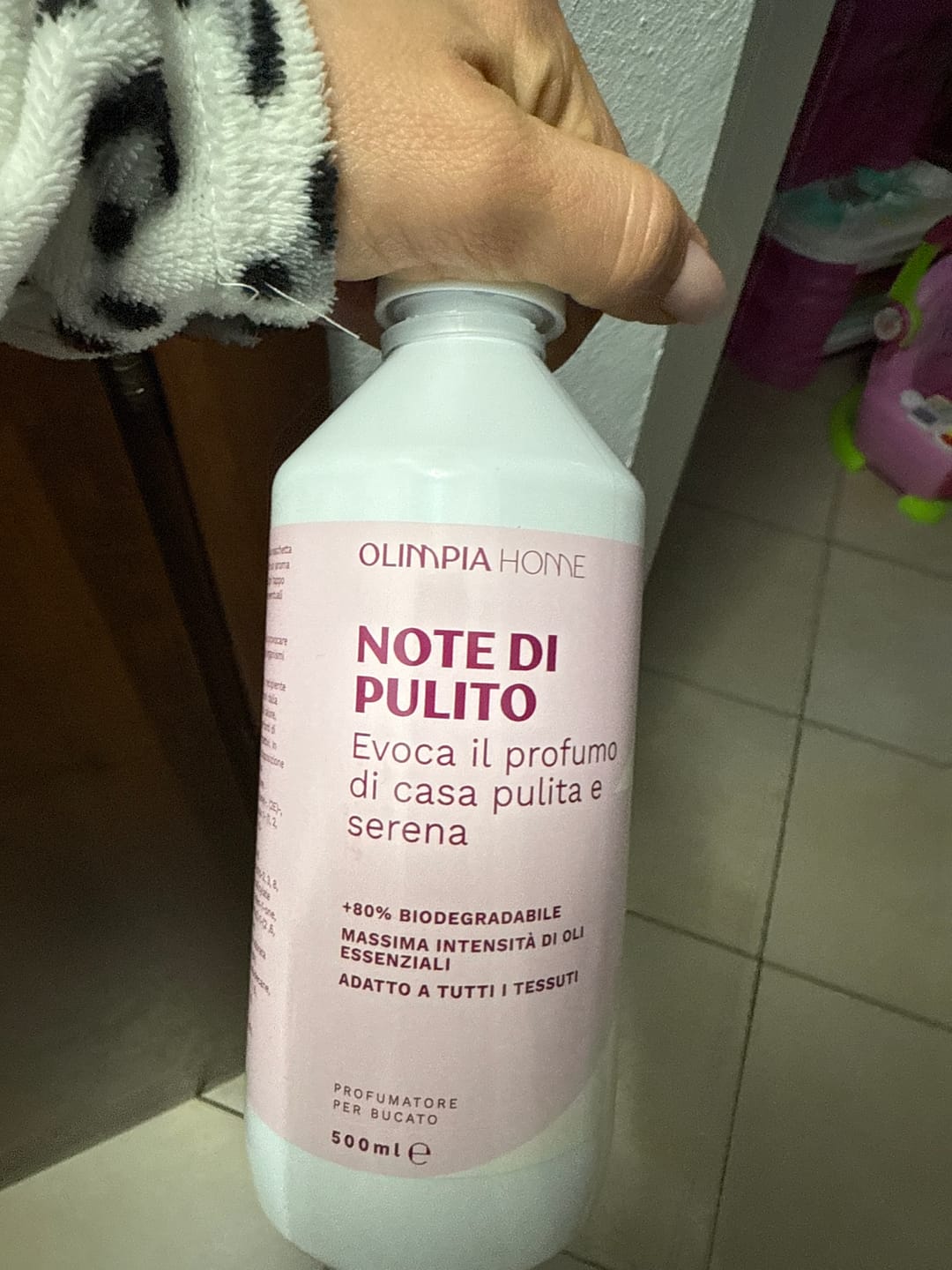 Customer photo review of Note di Pulito - Evoca il Profumo di Casa Pulita e Serena