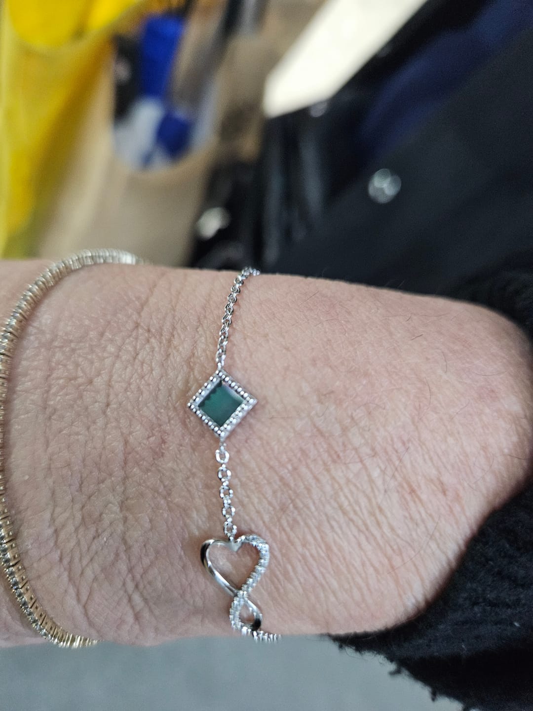 Customer photo review of Eternal Love Bracelet