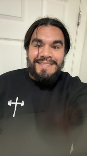 Customer photo review of Faith Over Fear Crewneck
