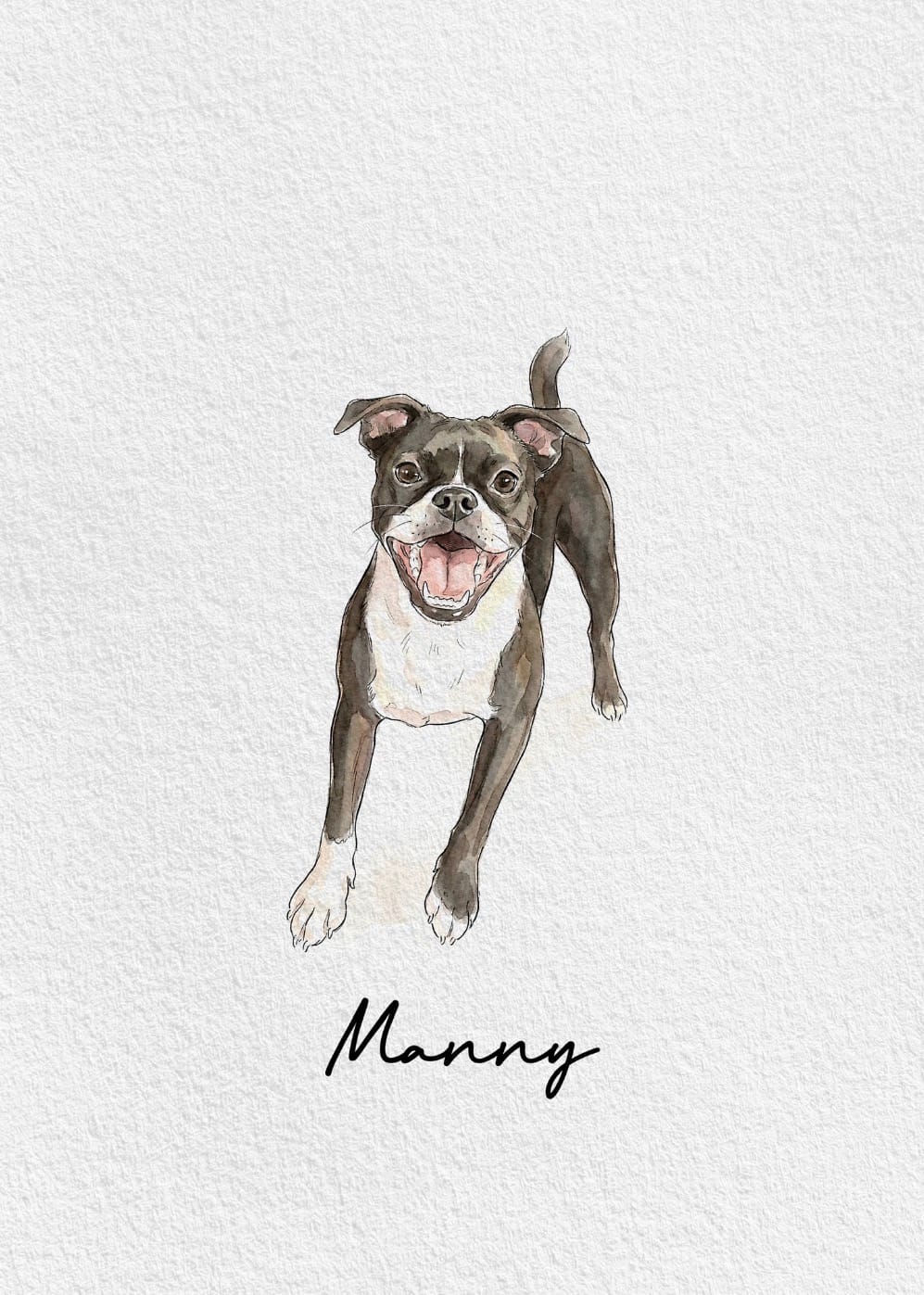 Customer photo review of Disneyfy Pet Cartoon Hand Drawn Portrait