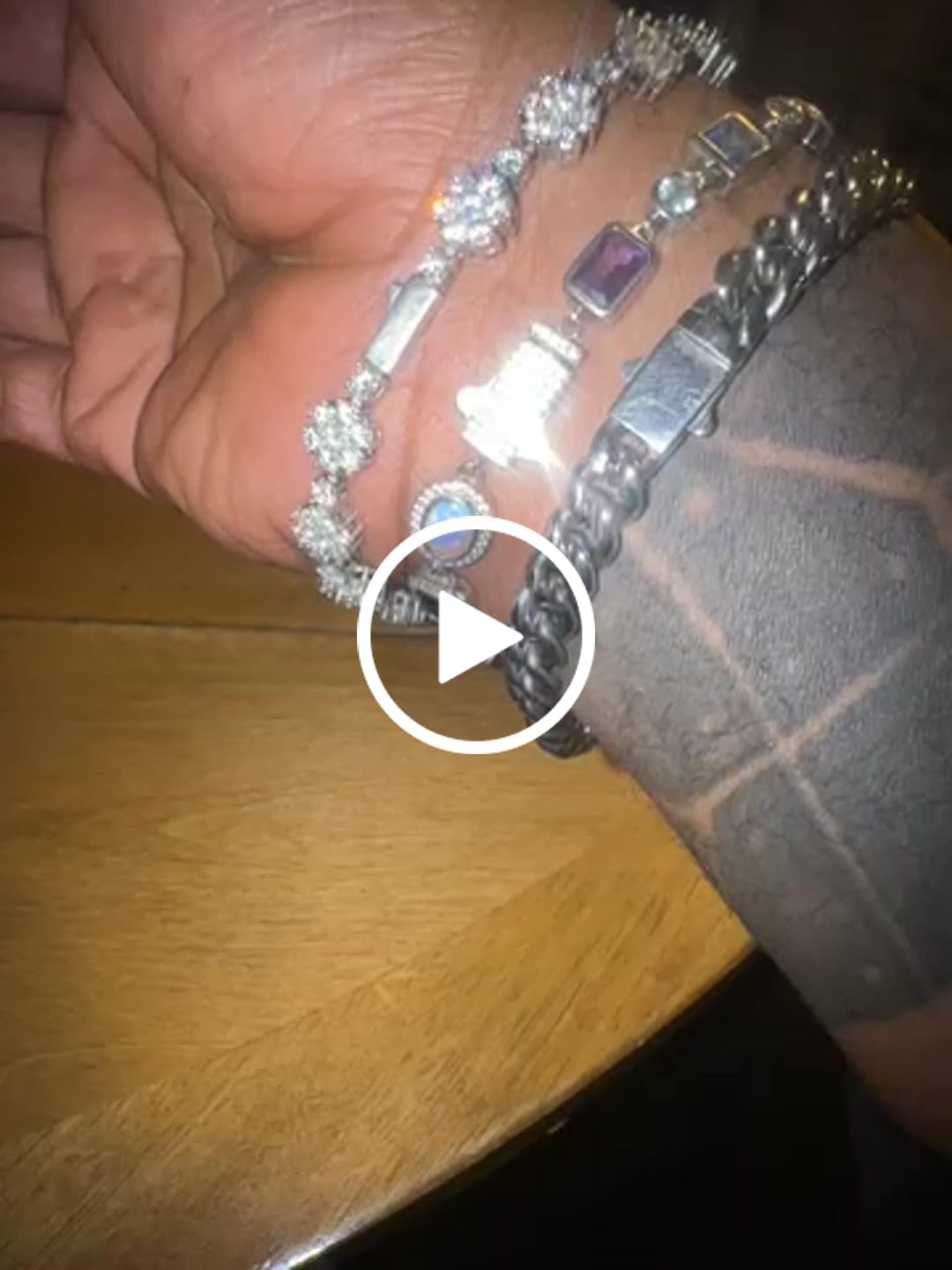 Customer video review of Motif Gemstone Bracelet