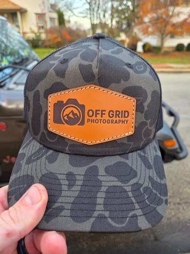 Customer photo review of Premium Custom Leather Patch Hats (Wholesale)