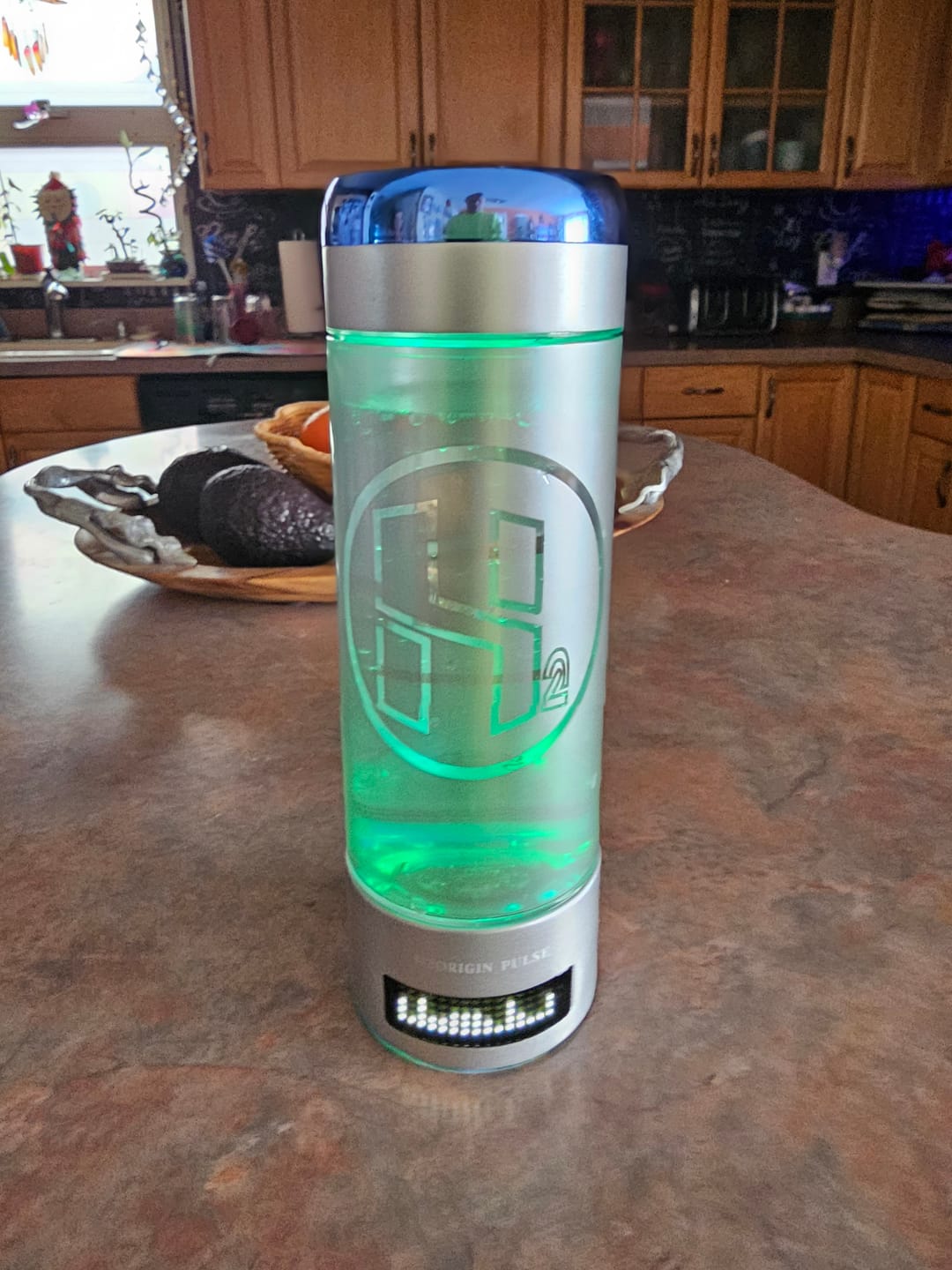 Customer photo review of Hydrogen Water Bottle Generator Silver