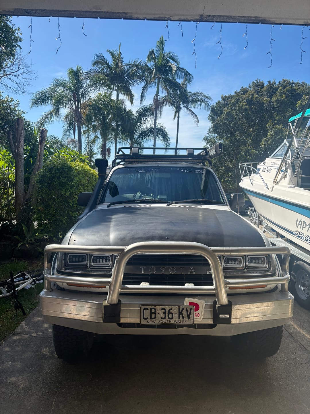Customer photo review of 4X6" LED Colour Chasing Headlights