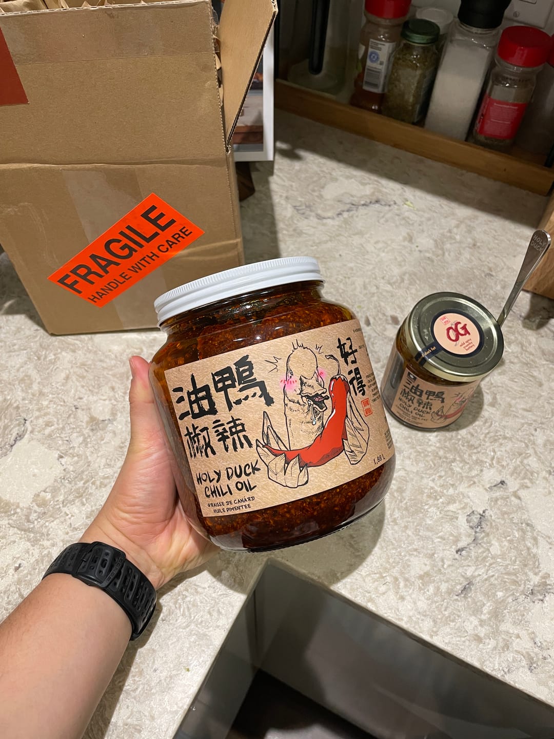 Customer photo review of Mega OG Chili Oil