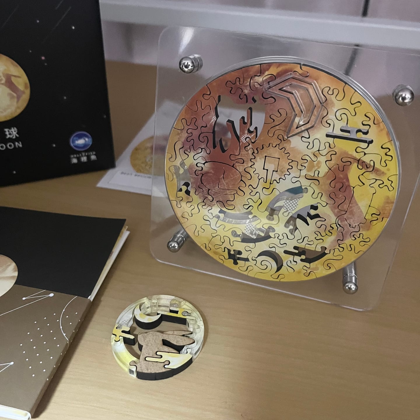 Customer photo review of 宇宙の破片 MOON 月と専用フレームセット