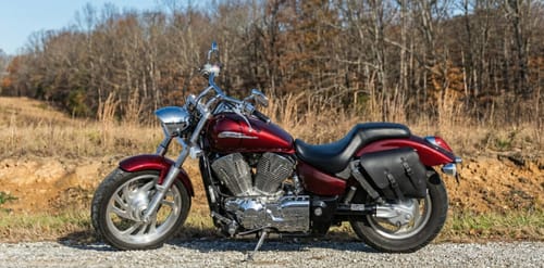 Customer photo review of Honda VTX Left Side Solo Bag - VTXL01