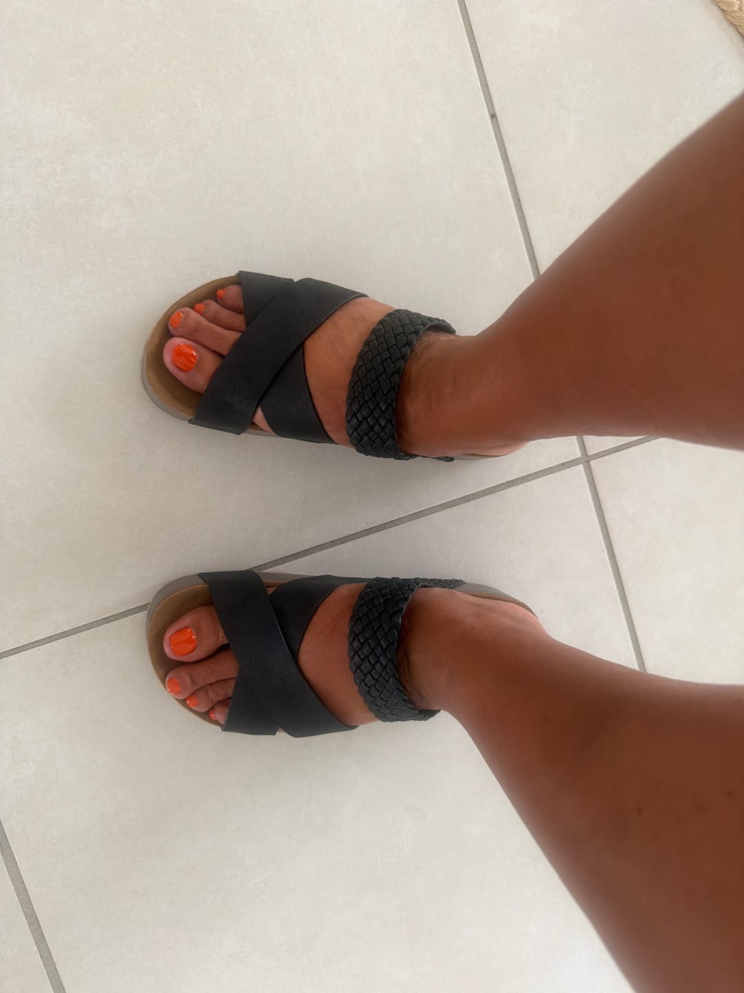 Customer photo review of Sienne Sandal | Black