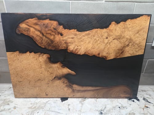 Customer photo review of EcoSled Benchtop Router Sled - Affordable Slab Flattening Jig