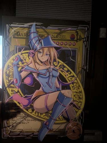 Customer photo review of Magic in the Cards Plexi Glass Wall Art