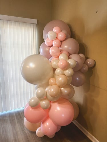 Customer photo review of Dusk Beauty Balloon Garland Kit