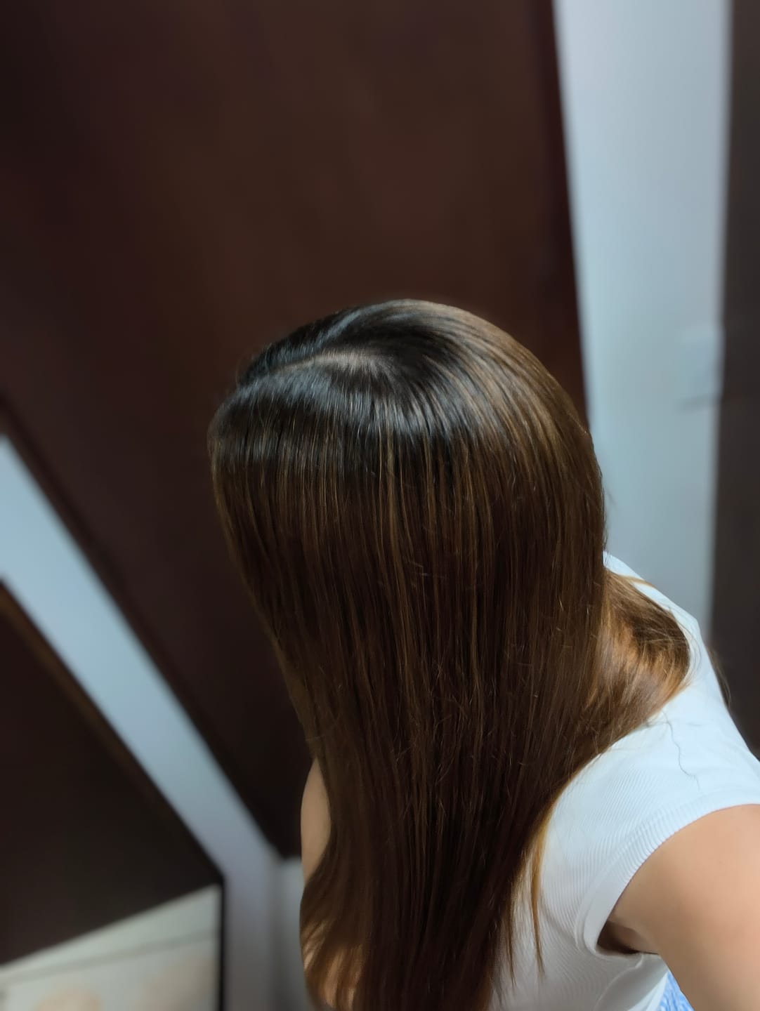 Customer photo review of 🥰 Reparador Total 2 en pasos+ Polimero+ Shampoo crecimiento