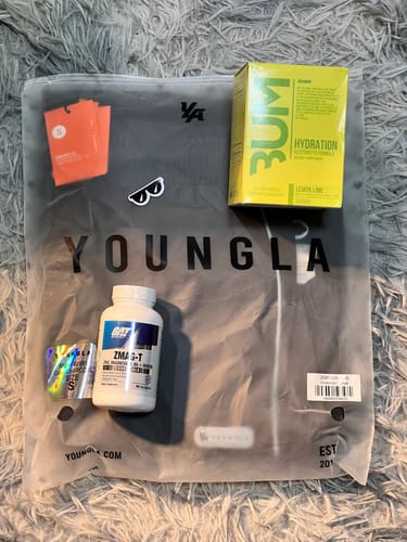 Customer photo review of RETRO CUFFED JOGGERS #2091